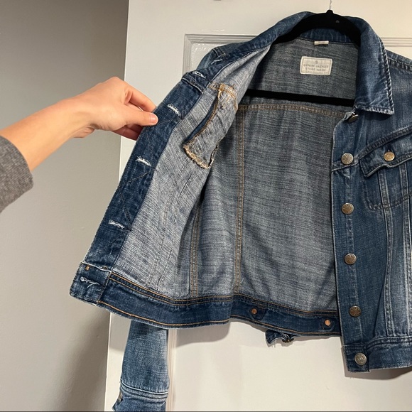 JCREW Denim Button Down Jean Jacket Size S - Picture 8 of 10